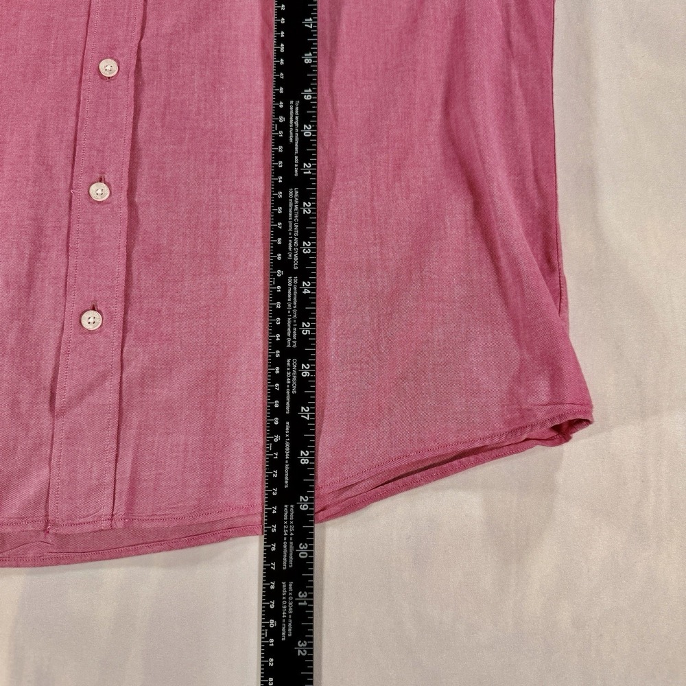 Rodd & Gunn New Zealand Pink Oxford Button Down Shirt Mens L Italian Fabric - Picture 5 of 7